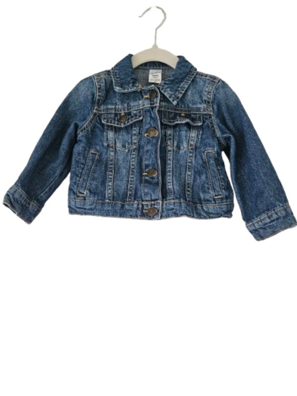 Carter's Toddler Jean Jacket Medium Wash Classic Denim Jacket SZ 18M